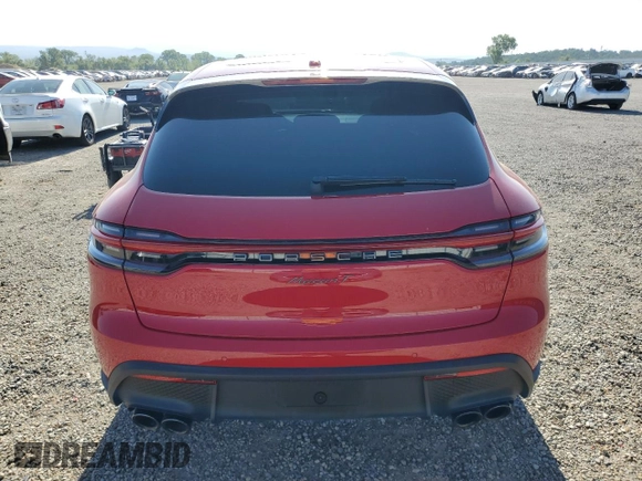 2023 Porsche Macan with VIN WP1AA2A53PLB21801, listed as a Copart auction lot 55180045 with 14,342 mi miles and Salvage title. Bid and sale history available at DreamBid. Image 6.