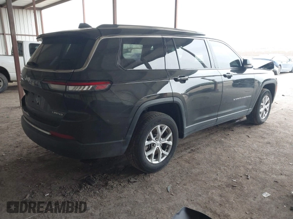 2023 Jeep Grand Cherokee Limited with VIN 1C4RJKBG0P8810475, listed as a IAAI auction lot 41615533 with 28,671 mi miles and . Bid and sale history available at DreamBid. Image 4.