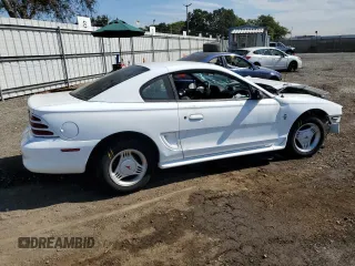 1995 Ford Mustang with VIN 1FALP4045SF211509, listed as a Copart auction lot 75002694 with 82,368 mi miles and Salvage Title. Bid and sale history available at carsss.com. Image 3.