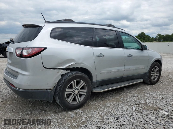 2016 Chevrolet Traverse LT with VIN 1GNKRGKD5GJ227252, listed as a Copart auction lot 58019765 with 93,750 mi miles and Salvage title. Bid and sale history available at DreamBid. Image 3.