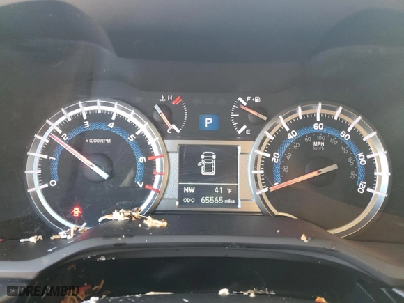 2019 Toyota 4Runner SR5 with VIN JTEBU5JR6K5653912, listed as a Copart auction lot 79904504 with 65,565 mi miles and Salvage Title. Bid and sale history available at carsss.com. Image 9.