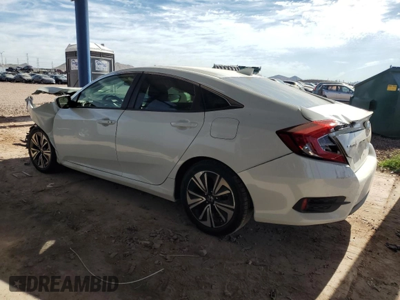 2018 Honda Civic EX-L z VIN JHMFC1F73JX036221, wystawiony jako Copart lot #55457815 z przebiegiem 81 368 mil mil oraz Szkoda całkowita • Salvage title. Historia ofert i sprzedaży dostępna na DreamBid. Obrazek 2.