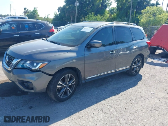 2020 Nissan Pathfinder Platinum with VIN 5N1DR2DM9LC605276, listed as a IAAI auction lot 41814464 with 78,249 mi miles. Bid and sale history available at carsss.com. Image 19.