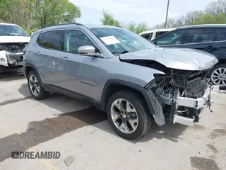2021 Jeep Compass Limited with VIN 3C4NJDCB8MT553379, listed as a IAAI auction lot 41981662 with 83,361 mi miles and . Bid and sale history available at DreamBid. Image 1.