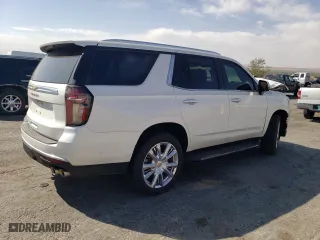 2023 Chevrolet Tahoe High Country with VIN 1GNSKTKL9PR550192, listed as a Copart auction lot 73038414 with 7,968 mi miles and Salvage Title. Bid and sale history available at carsss.com. Image 3.