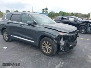 2019 Hyundai Santa Fe SE with VIN 5NMS23AD1KH067456, listed as a IAAI auction lot 41867362 with 105,236 mi miles. Bid and sale history available at carsss.com. Image 1.