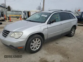 2008 Chrysler Pacifica Touring with VIN 2A8GM68X28R109268, listed as a Copart auction lot 49066985 with 200,682 mi miles and Salvage title. Bid and sale history available at DreamBid. Image 1.