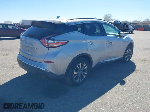2018 Nissan Murano S with VIN 5N1AZ2MG2JN135283, listed as a IAAI auction lot 41707260 with 137,732 mi miles and . Bid and sale history available at DreamBid. Image 4.