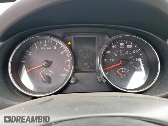 2011 Nissan Rogue SV with VIN JN8AS5MT4BW167868, listed as a Copart auction lot 51803405 with 166,381 mi miles and Salvage Title. Bid and sale history available at DreamBid. Image 9.