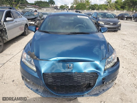 2015 Honda CR-Z EX with VIN JHMZF1D64FS003487, listed as a Copart auction lot 68828314 with 80,683 mi miles and Salvage Title. Bid and sale history available at carsss.com. Image 5.