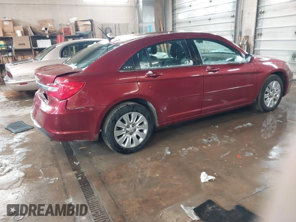 2014 Chrysler 200 LX with VIN 1C3CCBAB9EN194901, listed as a IAAI auction lot 41864028 with 166,595 mi miles. Bid and sale history available at carsss.com. Image 4.
