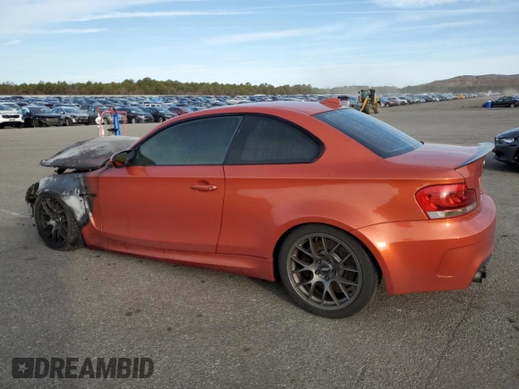 2011 BMW 1 Series M z VIN WBSUR9C57BVP76367, wystawiony jako Copart lot #48887725 z przebiegiem Nie podano mil oraz Szkoda całkowita • Salvage title. Historia ofert i sprzedaży dostępna na DreamBid. Obrazek 2.