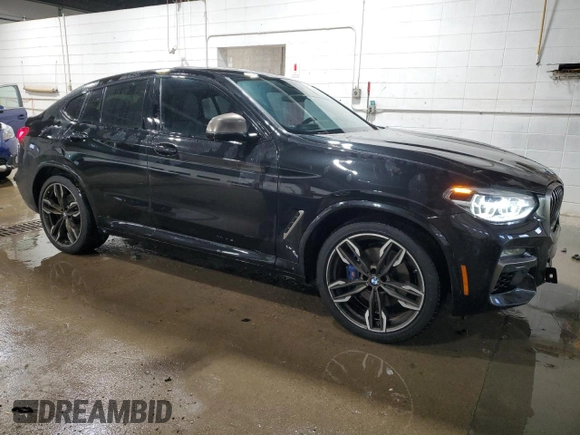 2020 BMW X4 M40i with VIN 5UX2V5C07L9B70294, listed as a Copart auction lot 47483825 with 62,407 mi miles and Salvage title. Bid and sale history available at DreamBid. Image 4.