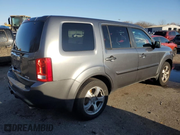 2013 Honda Pilot EX-L with VIN 5FNYF4H65DB076189, listed as a Copart auction lot 84248024 with 117,486 mi miles and Salvage Title. Bid and sale history available at carsss.com. Image 3.