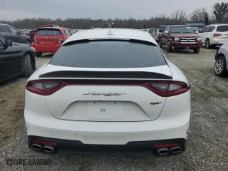 2020 Kia Stinger GT1 with VIN KNAE45LC3L6084620, listed as a Copart auction lot 45933885 with 77,707 mi miles and Salvage Title. Bid and sale history available at carsss.com. Image 6.