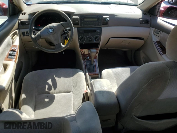 2006 Toyota Corolla CE with VIN 1NXBR32E26Z647487, listed as a Copart auction lot 48307705 with 299,999 mi miles and Salvage Title. Bid and sale history available at DreamBid. Image 8.