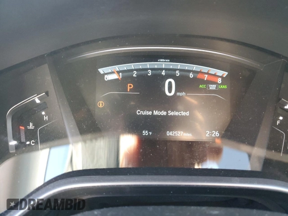 2018 Honda CR-V Touring with VIN 2HKRW2H94JH610959, listed as a Copart auction lot 48321135 with 42,527 mi miles and Salvage Title. Bid and sale history available at carsss.com. Image 9.