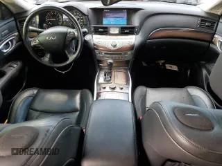 2015 Infiniti Q70 with VIN JN1EY1AP9FM510013, listed as a Copart auction lot 45341105 with 92,255 mi miles and Salvage title. Bid and sale history available at DreamBid. Image 8.