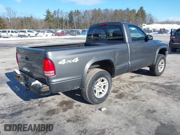 2004 Dodge Dakota with VIN 1D7GG16K24S588718, listed as a IAAI auction lot 41552216 with 140,653 mi miles and . Bid and sale history available at DreamBid. Image 4.
