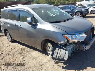 2017 Nissan Quest SV with VIN JN8AE2KP3H9166696, listed as a IAAI auction lot 40573997 with Not Provided miles. Bid and sale history available at carsss.com. Image 1.