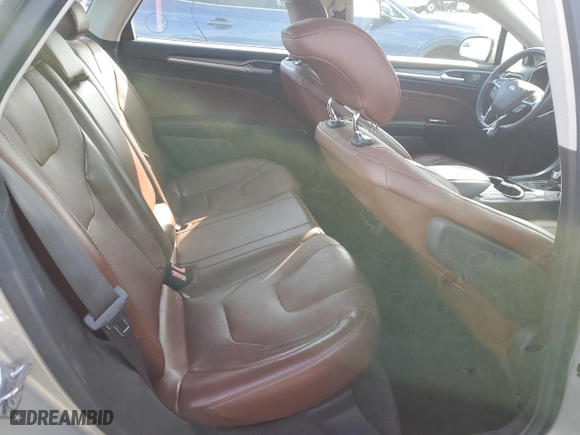 2015 Ford Fusion Titanium Hybrid with VIN 3FA6P0RU7FR105628, listed as a Copart auction lot 46954605 with 112,558 mi miles and Salvage Title. Bid and sale history available at carsss.com. Image 10.