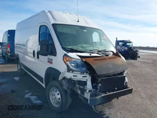 2020 Ram ProMaster Cargo with VIN 3C6TRVDG8LE126410, listed as a IAAI auction lot 41381330 with Not Provided miles. Bid and sale history available at carsss.com. Image 1.