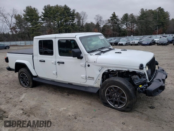 2022 Jeep Gladiator Overland с VIN 1C6HJTFG6NL168535, выставлен на аукционе Copart как лот 81087614 с пробегом 26 671 миль миль и Списание • Salvage title. История ставок и продаж доступна на DreamBid. Изображение 4.