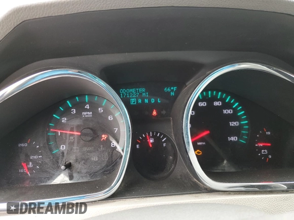 2012 Chevrolet Traverse 1LT with VIN 1GNKRGED9CJ421224, listed as a Copart auction lot 54675265 with 171,227 mi miles and Clean Title. Bid and sale history available at DreamBid. Image 9.