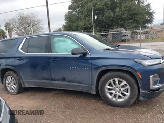 2022 Chevrolet Traverse LS with VIN 1GNERFKW6NJ147951, listed as a IAAI auction lot 41388931 with 57,424 mi miles and . Bid and sale history available at DreamBid. Image 14.