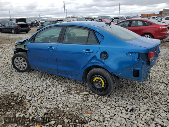 2022 Kia Rio S with VIN 3KPA24AD6NE468983, listed as a Copart auction lot 48942485 with 83,878 mi miles and Salvage Title. Bid and sale history available at carsss.com. Image 2.