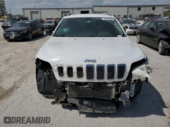 2019 Jeep Cherokee Latitude Plus with VIN 1C4PJLLB9KD226110, listed as a Copart auction lot 56486085 with 158,585 mi miles and Salvage title. Bid and sale history available at DreamBid. Image 5.
