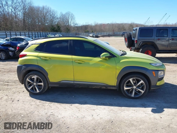 2020 Hyundai Kona Limited with VIN KM8K33A50LU564963, listed as a IAAI auction lot 41683697 with 87,893 mi miles. Bid and sale history available at carsss.com. Image 13.