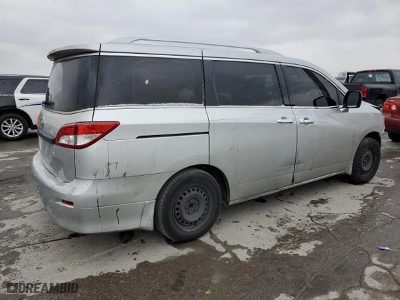 2014 Nissan Quest S with VIN JN8AE2KP0E9107035, listed as a Copart auction lot 41536095 with 197,785 mi miles and Salvage Title. Bid and sale history available at carsss.com. Image 3.