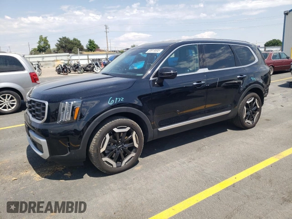 2024 Kia Telluride S with VIN 5XYP6DGC0RG525183, listed as a Copart auction lot 59919695 with 22,715 mi miles and Salvage title. Bid and sale history available at DreamBid. Image 1.