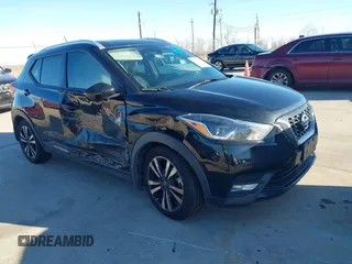 2020 Nissan Kicks SR with VIN 3N1CP5DV5LL578309, listed as a IAAI auction lot 41640455 with 90,068 mi miles. Bid and sale history available at carsss.com. Image 1.