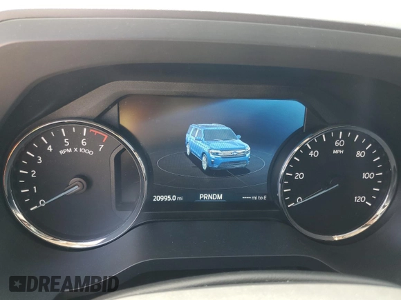 2024 Ford Expedition XLT with VIN 1FMJU1J84REA06771, listed as a Copart auction lot 52702185 with 20,995 mi miles and Salvage title. Bid and sale history available at DreamBid. Image 9.