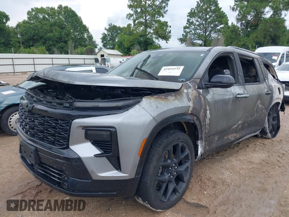 2024 Chevrolet Traverse FWD RS с VIN 1GNERLKS1RJ191440, выставлен на аукционе IAAI как лот 42494535 с пробегом Не указан миль и . История ставок и продаж доступна на DreamBid. Изображение 6.