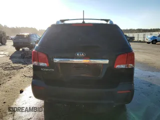 2013 Kia Sorento LX with VIN 5XYKT3A69DG345242, listed as a Copart auction lot 50469915 with 154,112 mi miles and Salvage title. Bid and sale history available at DreamBid. Image 6.