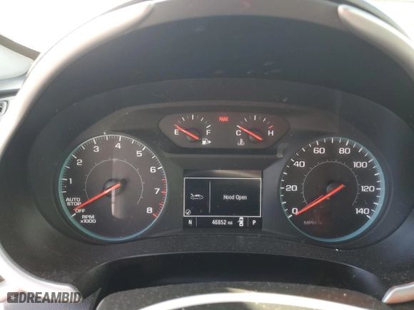 2024 Chevrolet Malibu LS with VIN 1G1ZC5ST0RF186015, listed as a Copart auction lot 46434715 with 46,852 mi miles and Salvage Title. Bid and sale history available at carsss.com. Image 9.