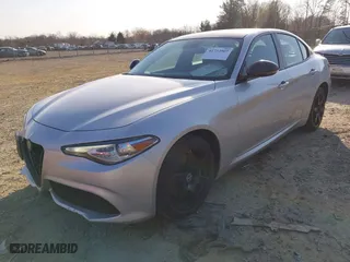 2017 Alfa Romeo Giulia with VIN ZARFAEDN1H7536541, listed as a IAAI auction lot 41733907 with 69,885 mi miles. Bid and sale history available at carsss.com. Image 17.