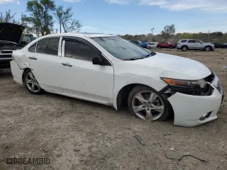 2012 Acura TSX Tech Pkg with VIN JH4CU2F61CC028996, listed as a Copart auction lot 53205975 with 161,700 mi miles and Clean Title. Bid and sale history available at carsss.com. Image 4.