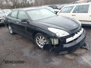 2003 Lexus ES with VIN JTHBF30G430145339, listed as a IAAI auction lot 41866603 with Not Provided miles. Bid and sale history available at carsss.com. Image 1.