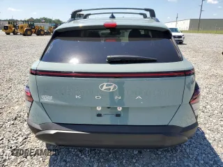 2024 Hyundai Kona SEL with VIN KM8HB3AB6RU062972, listed as a Copart auction lot 59031604 with 9,840 mi miles and Salvage Title. Bid and sale history available at carsss.com. Image 6.