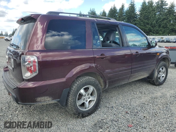 2008 Honda Pilot EX-L with VIN 5FNYF18578B022405, listed as a Copart auction lot 63423355 with 156,723 mi miles and Salvage title. Bid and sale history available at DreamBid. Image 3.