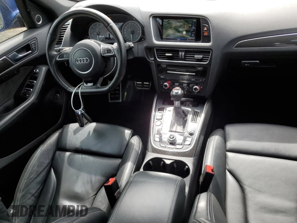 2016 Audi SQ5 Premium Plus with VIN WA1CCAFP6GA031735, listed as a Copart auction lot 58229765 with 47,518 mi miles and Salvage title. Bid and sale history available at DreamBid. Image 8.
