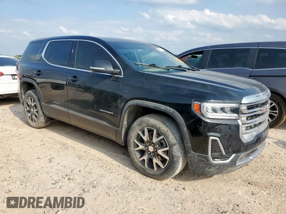 2021 GMC Acadia SLE with VIN 1GKKNRL4XMZ121878, listed as a Copart auction lot 59012705 with Not provided miles and Salvage title. Bid and sale history available at DreamBid. Image 4.
