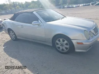 2003 Mercedes-Benz CLK 320 with VIN WDBLK65G23T142769, listed as a IAAI auction lot 42155649 with 106,644 mi miles and . Bid and sale history available at DreamBid. Image 1.