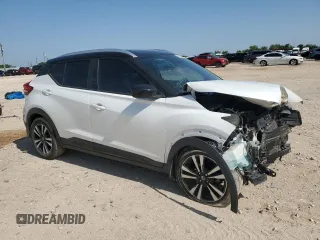 2018 Nissan Kicks SV with VIN 3N1CP5CU5JL502935, listed as a Copart auction lot 56126525 with 49,519 mi miles and Salvage title. Bid and sale history available at DreamBid. Image 4.
