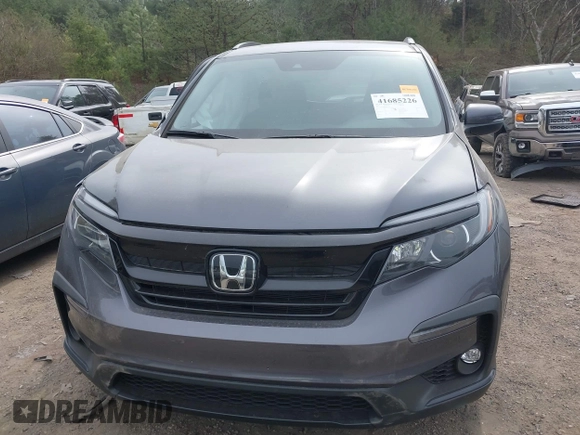 2022 Honda Pilot Special Edition with VIN 5FNYF6H26NB091391, listed as a IAAI auction lot 41685226 with 14,019 mi miles. Bid and sale history available at carsss.com. Image 12.
