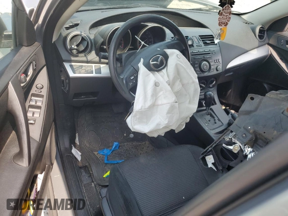 2013 Mazda 3 i SV with VIN JM1BL1TF0D1767921, listed as a Copart auction lot 59432455 with 265,578 mi miles and Salvage title. Bid and sale history available at DreamBid. Image 8.